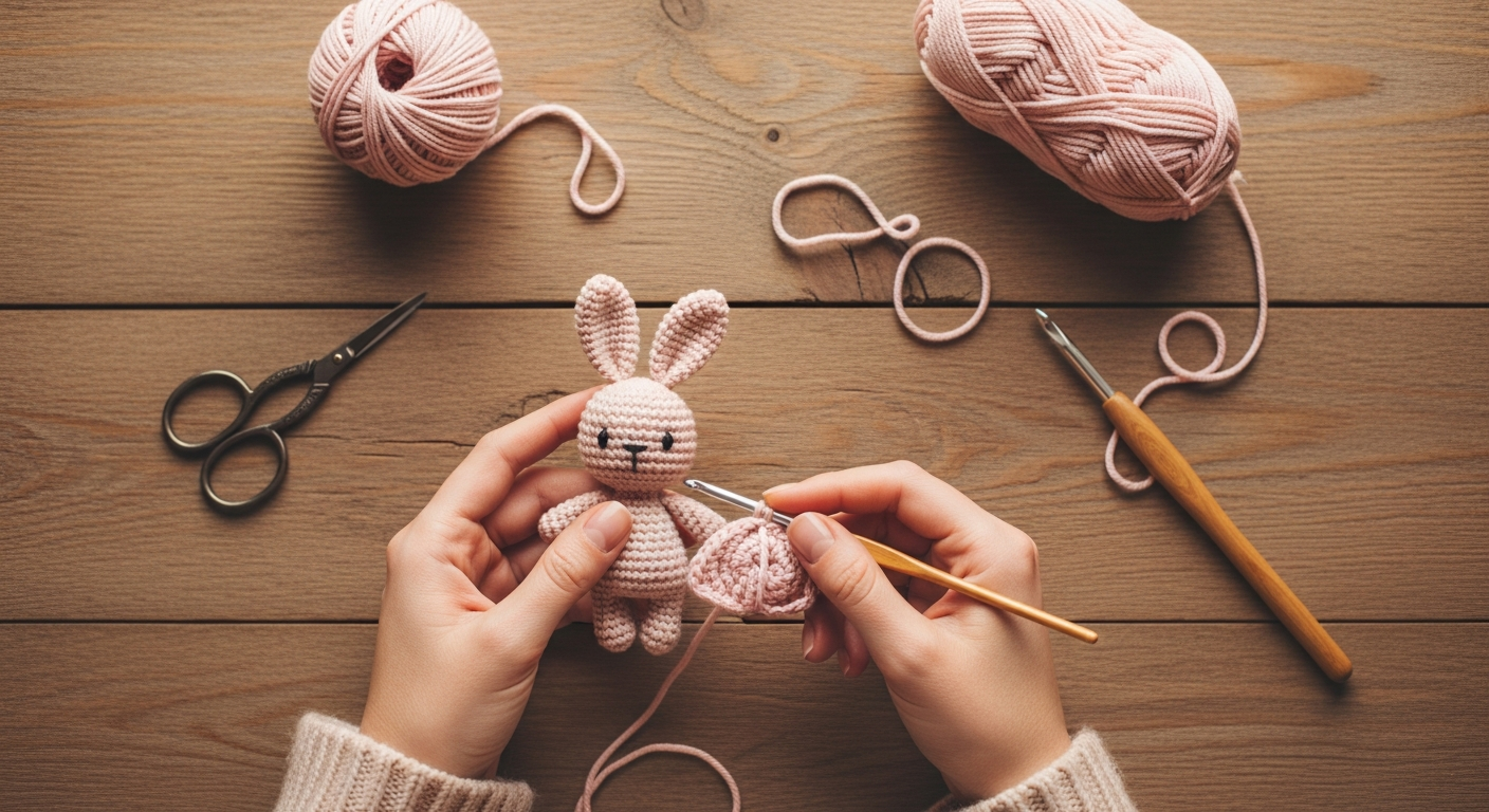 Вязание крючком амигуруми — процесс создания мягкой игрушки