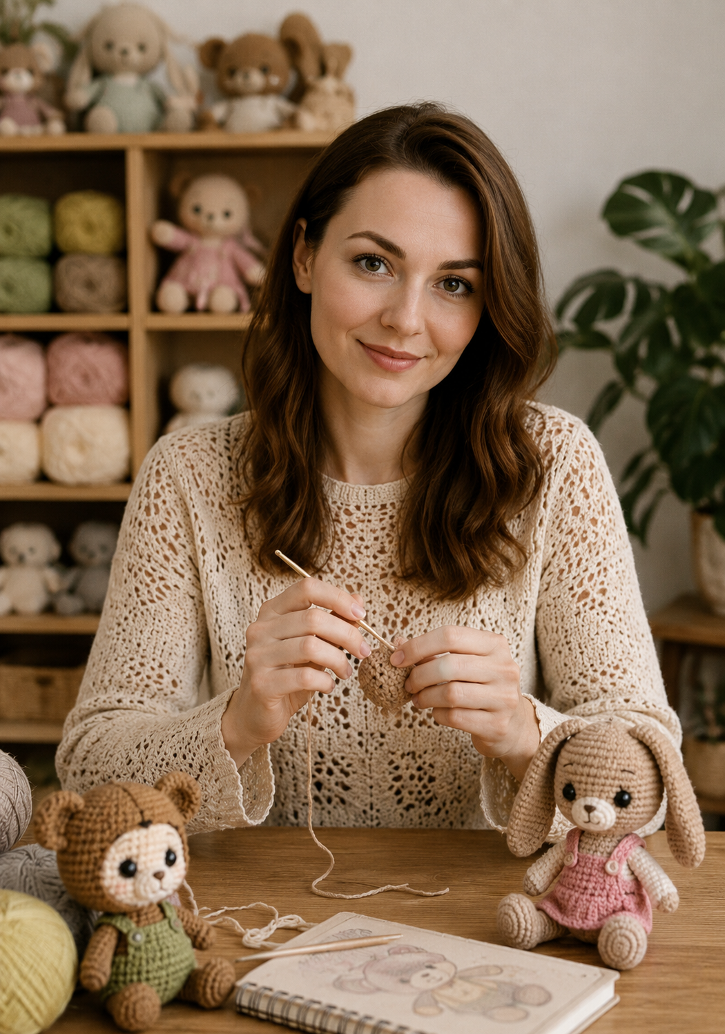 Вязание мягкой игрушки крючком — авторский курс HookyToys